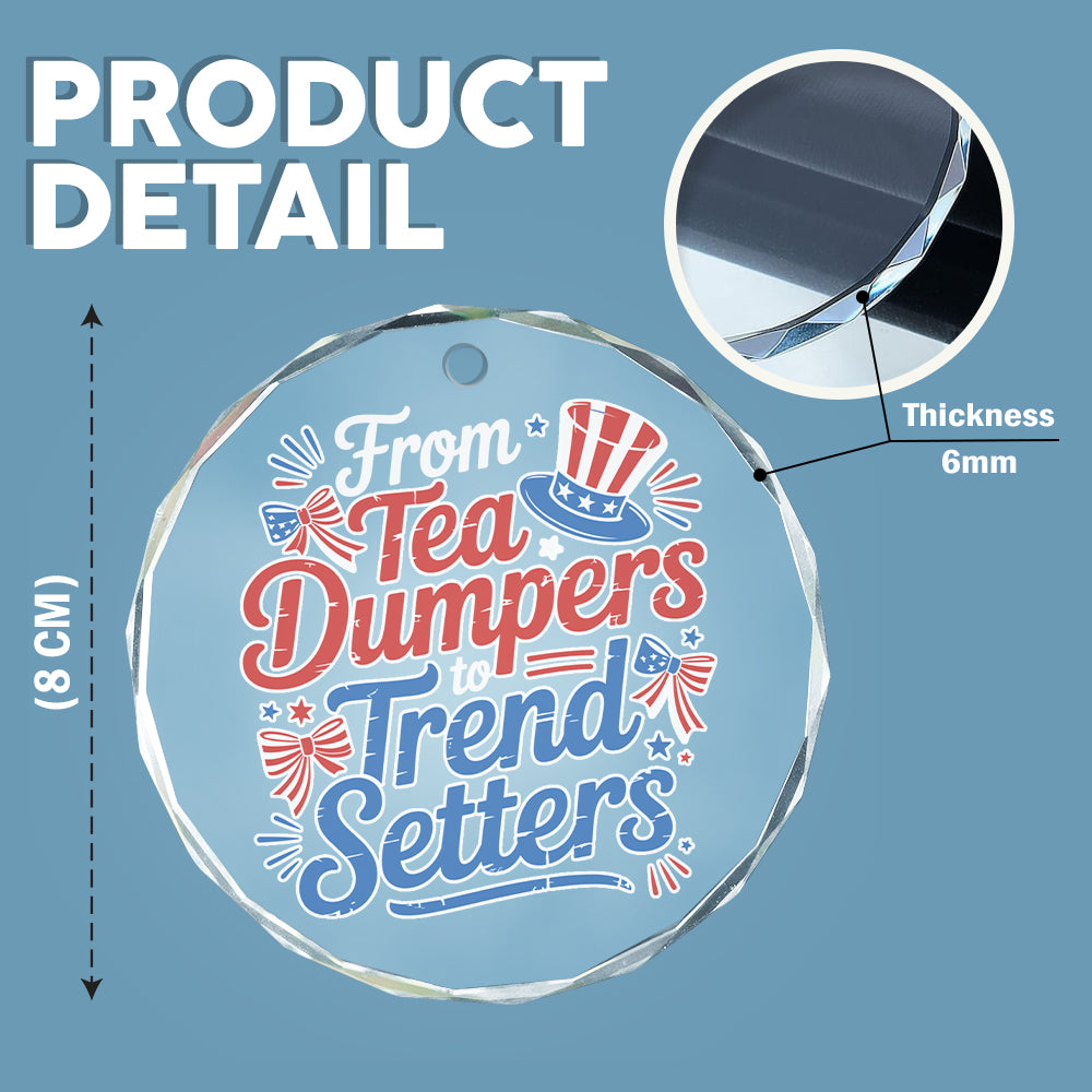 USA 250th Anniversary 250 Years of Freedom America Glass Ornament HO82 894528