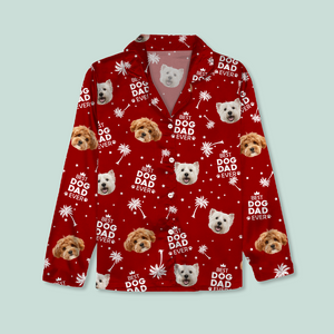 Custom Photo Best Dog Cat Dad Mom Ever Family Pajamas TH10 894031