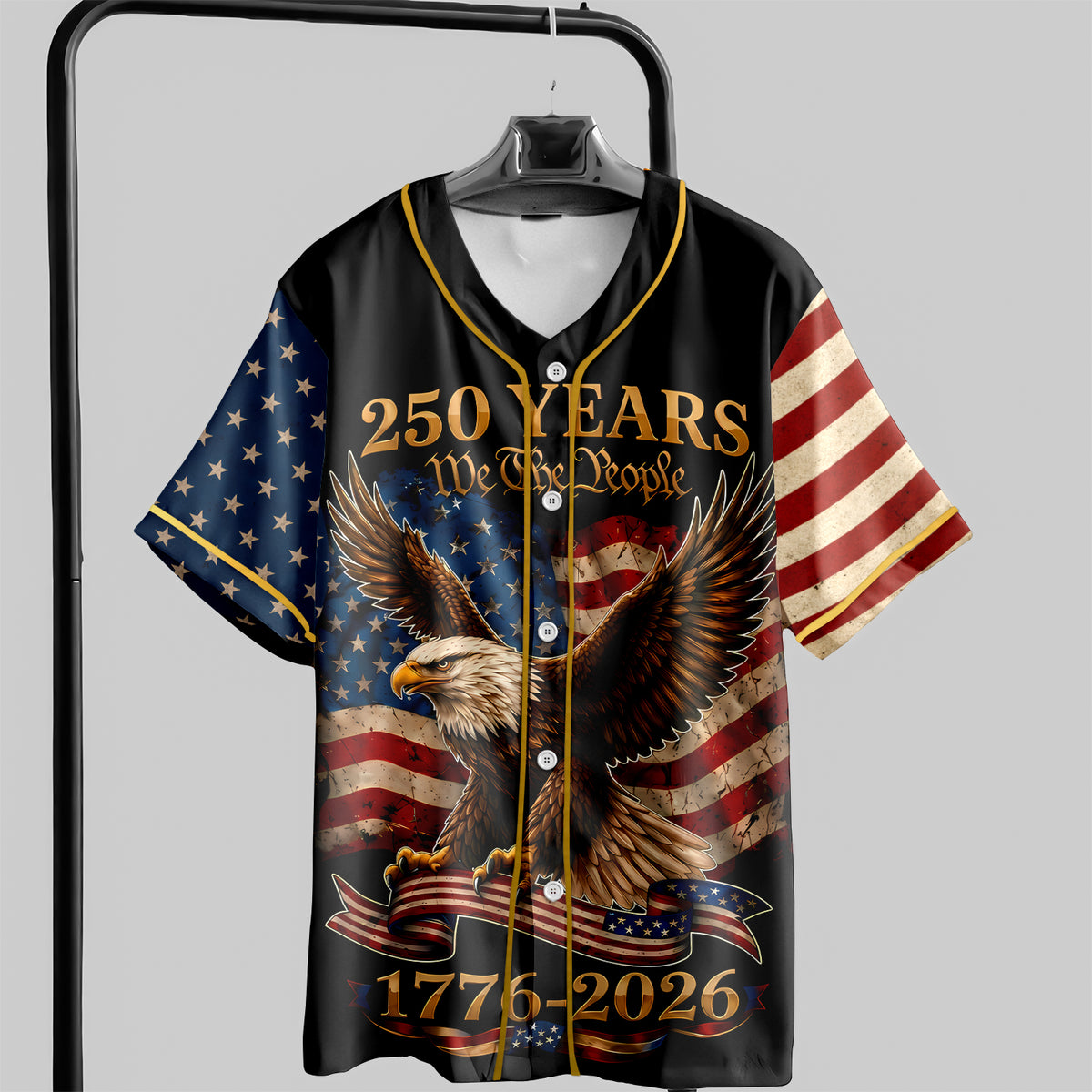 We The People 250th Anniversary Baseball Jersey Shirt CH07 911816