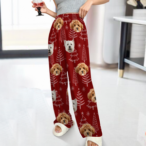 Custom Dog Photo Christmas Pajamas Christmas Gift For Pet Lovers CH07 896130