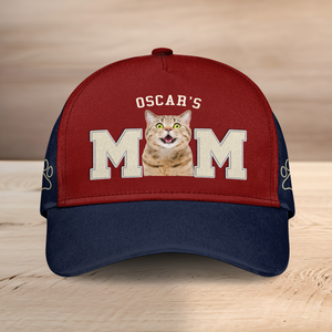 Custom Cat Photo Embroidered Effect Classic Cap Personalized Cat Mom Cat Dad Gifts CH07 899410