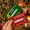 Personalized Reindeer Approved Financial Assistance Funny Christmas Money Holder Card LM32 669729