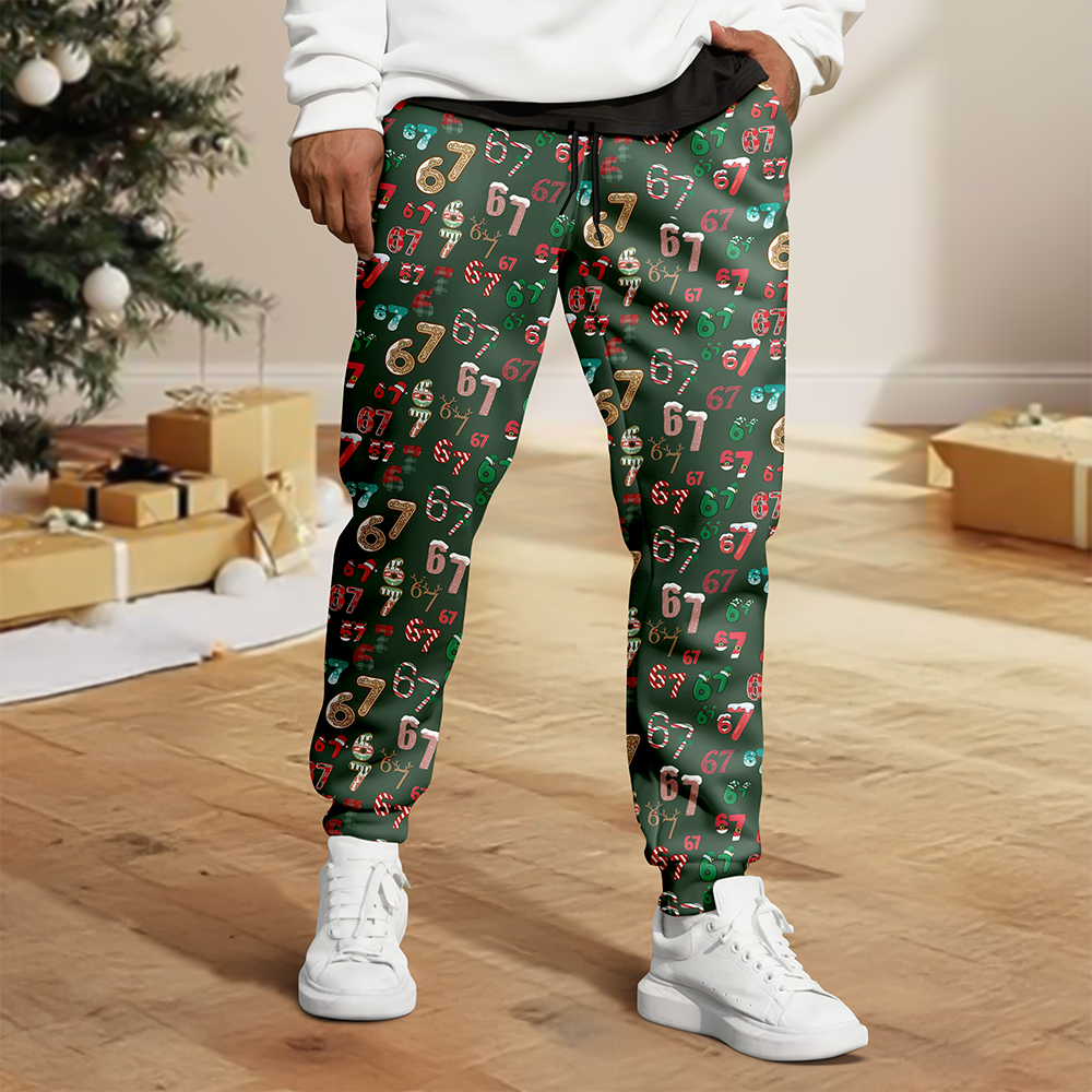 Gen A Six Seven - 67 Meme Sweatpants Christmas Gift HA75 898436