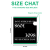 Personalized Address Mailbox Decal TH10 898565