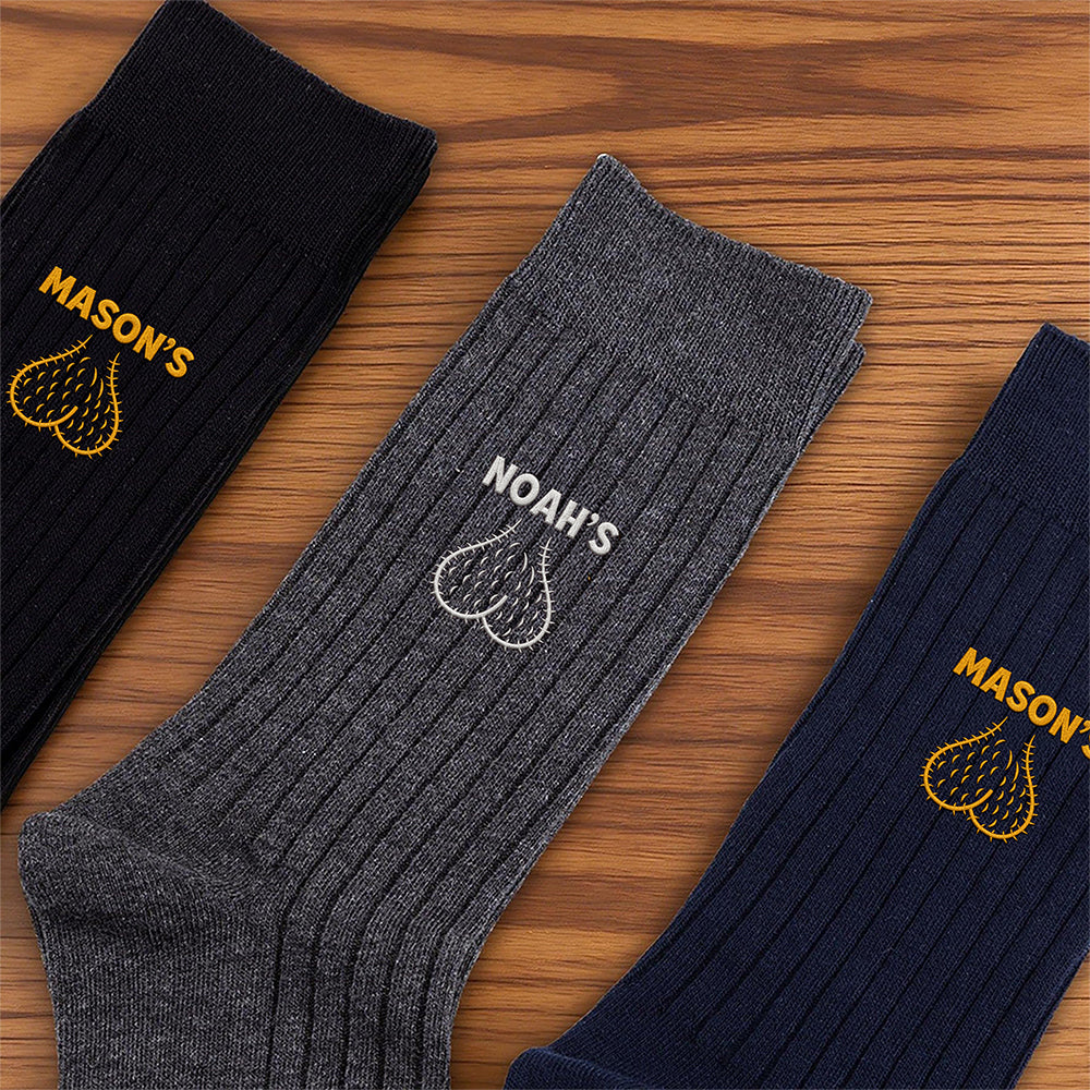 Personalized Embroidered Socks Golf Gifts for Men, Funny Gift HA75 921912