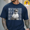 Personalized Vintage Photo Best Dad Mom Ever Dark Shirt HA75 921436