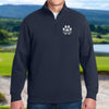 Personalized Name Embroidered Golf Quarter Zip Sweater For Dog Cat Lovers HA75 898626