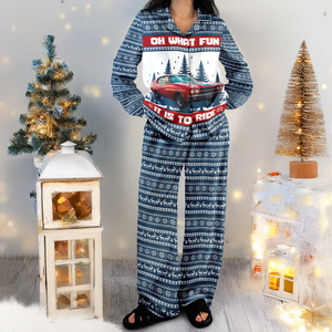 Custom Car Photo Oh What Fun It Is To Ride Pajamas TH10 896017
