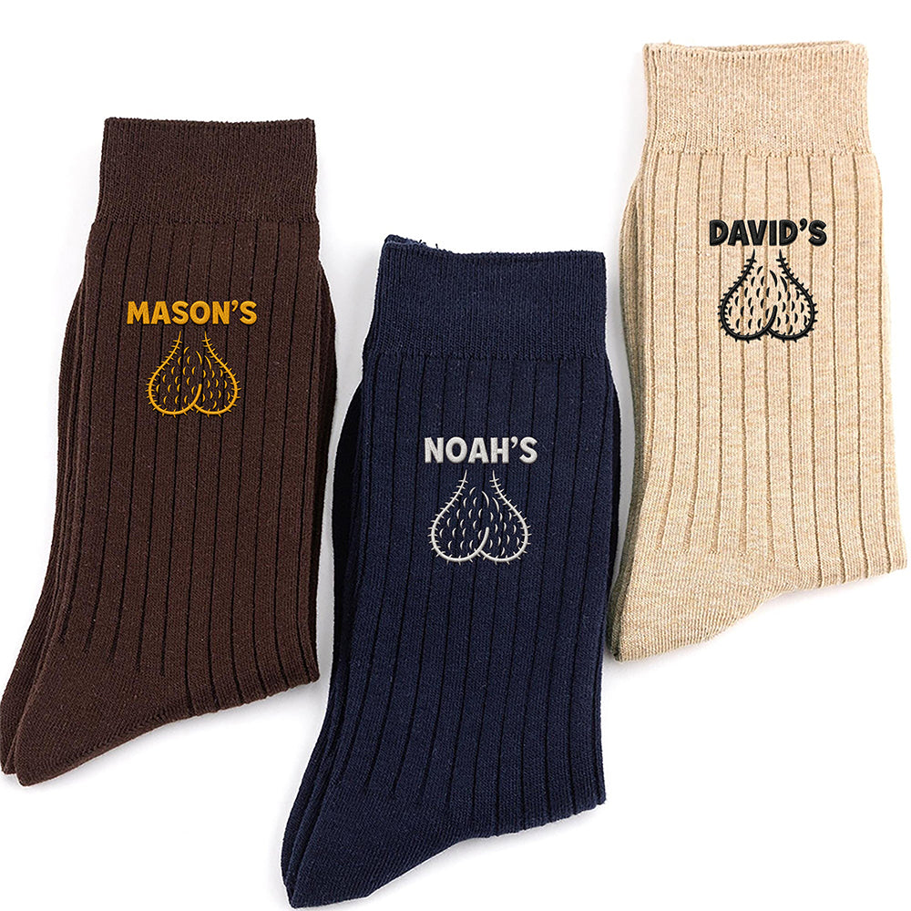 Personalized Embroidered Socks Golf Gifts for Men, Funny Gift HA75 921912