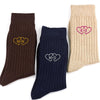 Personalized Couple Initials Embroidered Socks for Couples, Matching Anniversary Gift CH07 180482