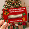Personalized Reindeer Approved Financial Assistance Funny Christmas Money Holder Card LM32 669729