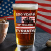 250 Years USA 250th Anniversary America Celebration Beer Glass CH07 896748