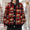 Custom Dog Cat Face Photo And Name Ugly Cardigan For Dog/Cat Lover TH10 896345