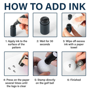 Custom Portrait With Name Golf Ball Stamp For Golfer CH07 899356