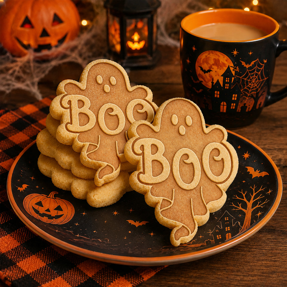 Spooky Ghost BOO Cookie Stamp, Halloween Cookie Decorating Party LM32 669681
