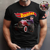 Custom Name With Car Photo Wheel Comfort Shirt CH07 180338