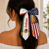 Country Flag Class of 2027 Ribbon Hair Bow, Graduation Gift, Senior Gift LM32 669931