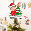 Custom Photo Baby's 1st Christmas Tree Topper Decor For Christmas CH07 896650