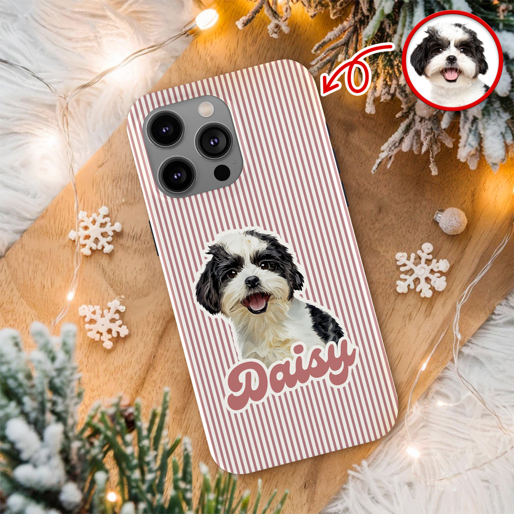 Custom Funny Dog Photo Phone Case Gift For Dog Lovers LM32 895415
