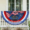 American Flag - USA 250th Anniversary Semiquincentennial Non-Pleated Fan Flag HO82 901056