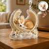 Custom Photo Angel Wings Memorial Sympathy Acrylic Block Plaque Gifts For Dogs, Cats Lover HO82 903288