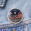 Custom Name Faith Family and Freedom USA Flag Eagle Lapel Pin – Patriotic American Gift LM32 899683
