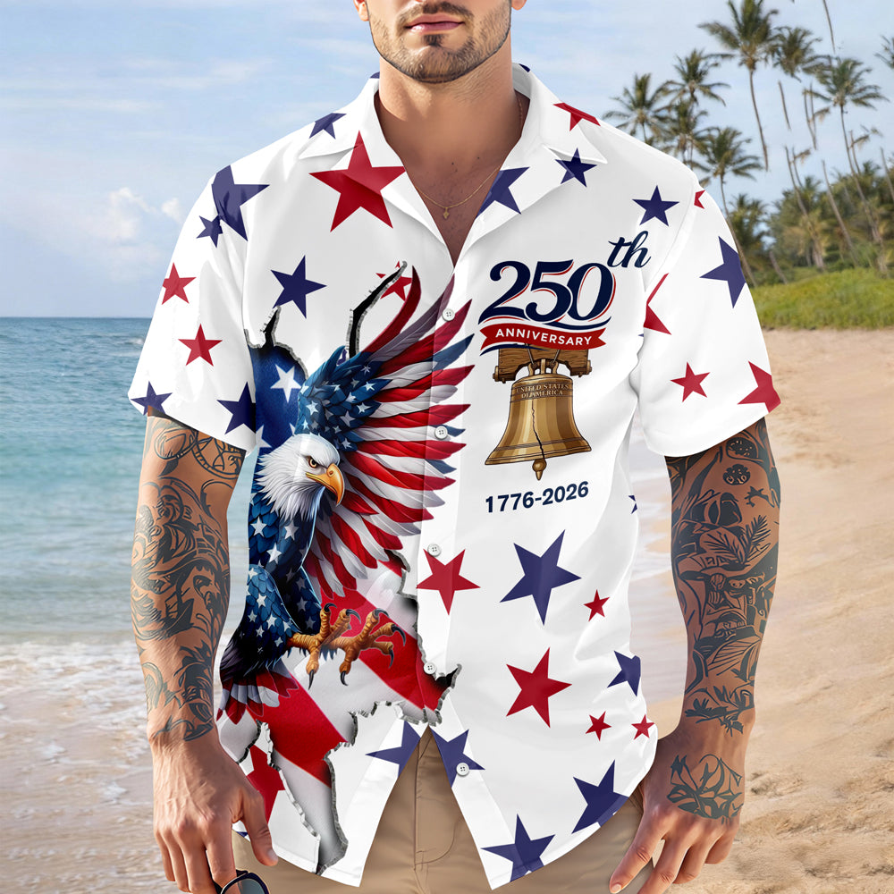 Personalized American 250th Anniversary Hawaiian Shirt CH07 911156