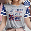 Personalized Legend Wife Mom With 250th Years Of Freedom Anniversary 3D Shirt, Gift For Mom, Mother's Day, America 250 HO82 901350