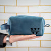 Personalized Name Engraved Men's Leather Toiletry Bag Gift For Dad, Husband, Boyfriend HO82 894214