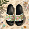 Custom Photo Tropical Flower Summer Slide Sandals CH07 911596