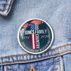 Custom Family Name Blessing God Country Cross USA 250 Years of Blessing 1776–2026 Lapel Pin LM32 899681