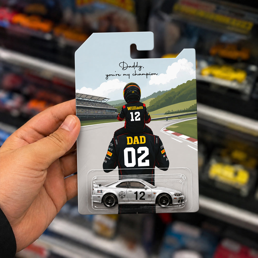 Personalized Daddy You're My Champion Wheels Gift For Father's Day TH10 170033