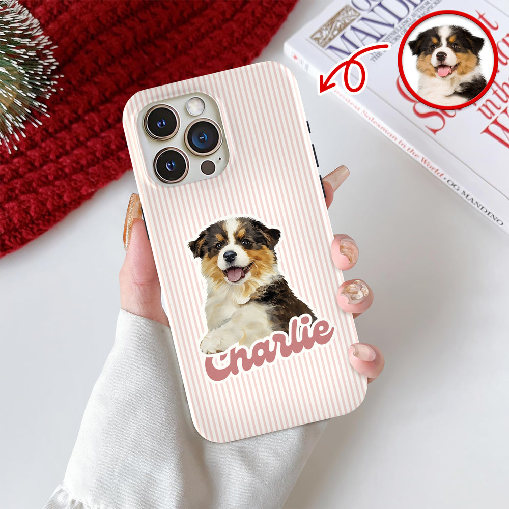 Custom Funny Dog Photo Phone Case Gift For Dog Lovers LM32 895415