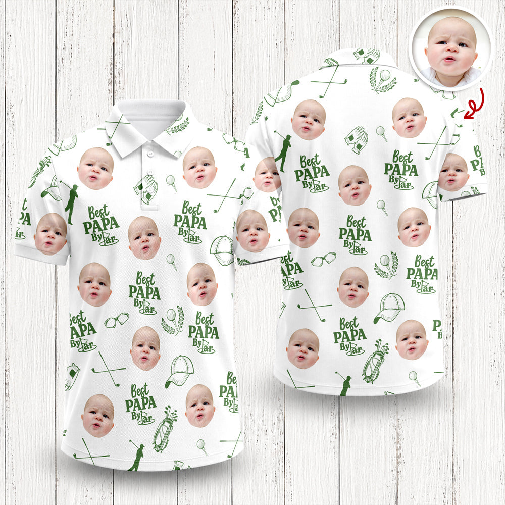 Custom Photo Best Dad By Par Golf Pattern Gift For Father, Mother CH07 911464