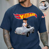 Custom Name With Car Photo Wheel Comfort Shirt CH07 180338