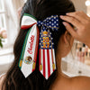 Country Flag Class of 2027 Ribbon Hair Bow, Graduation Gift, Senior Gift LM32 669931