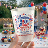 Custom Family Name US 250th Anniversary Thank You for Celebrating With Us Party Cups TH10 170083