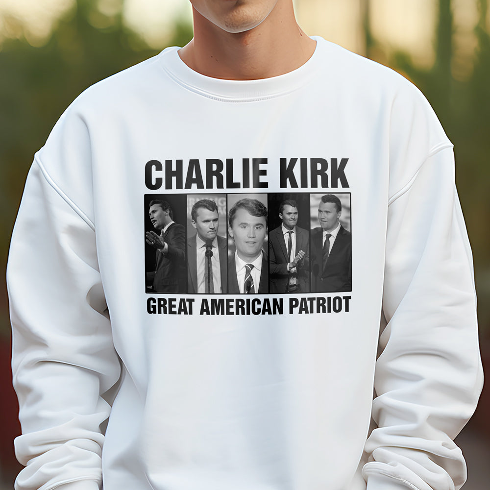 Charlie Kirk Great American Patriot Bright Shirt HA75 64474