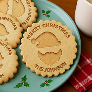 Personalized Custom Name And Christmas Icon Happy Holidays Cookie Stamp TH10 896835