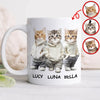 Custom Photo And Name Cat White Mug For Cat Pet Lovers HA75 897598