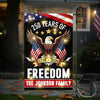 250 Years America Freedom With Eagles LED Garden Flag LM32 895821