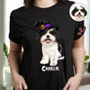 Custom Dog Photo Halloween Dark Shirt - Personalized Halloween Gift for Dog Lovers CH07 180178
