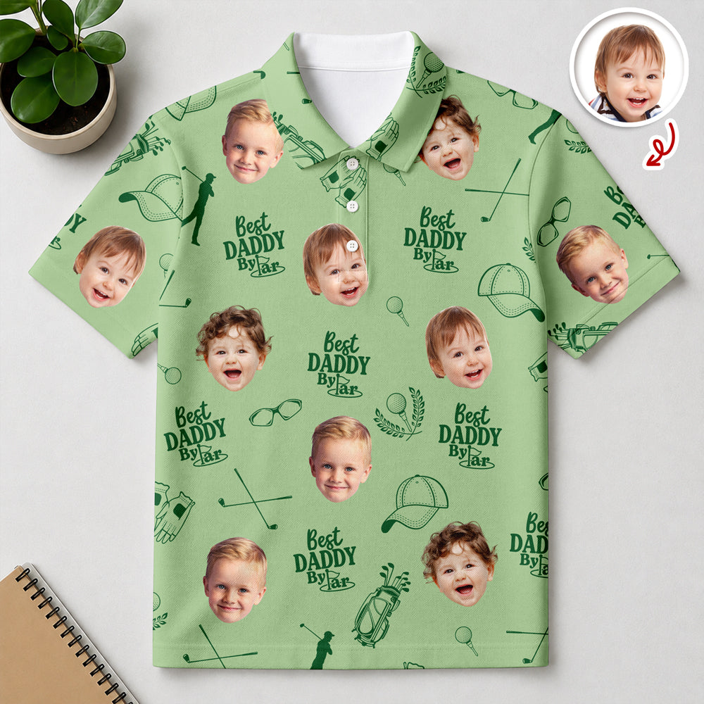 Custom Photo Best Dad By Par Golf Pattern Gift For Father, Mother CH07 911464