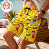 Custom Face Best Dad Ever Beach Shorts Gift For Father's Day CH07 911460