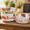 Personalized Teacher Name Cotton Rope Basket Appreciation Gift For Teacher CH07 911808