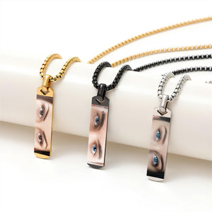 Custom Your Eyes Photo Long Necklace TH10 892857