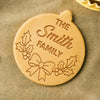 Custom Family Name Christmas Cookie Stamp – Personalized Holiday Baking Gift LM32 669697
