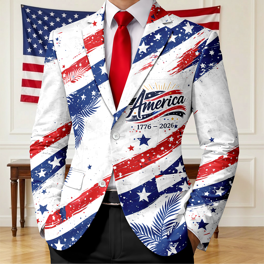 250 Years Semiquincentennial 1776-2026 America Men's Suit CH07 911032