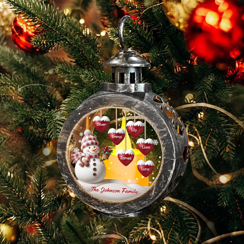 Sweet Heart Christmas Candlelight Lantern Ornament Personalized Gift For Family HO82 894838