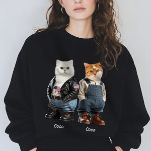 Custom Photo Cool Dog Cat Career Uniforms Dark Shirt For Pet Lovers HA75 891950